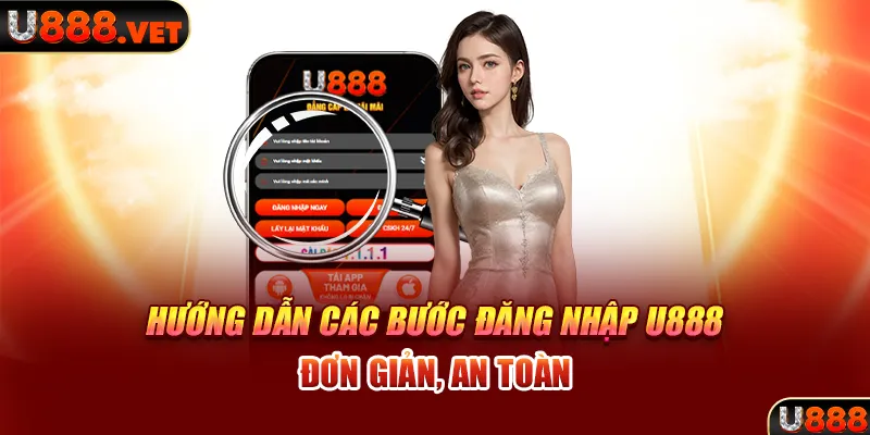 Hướng dẫn các bước đăng nhập U888 đơn giản, an toàn