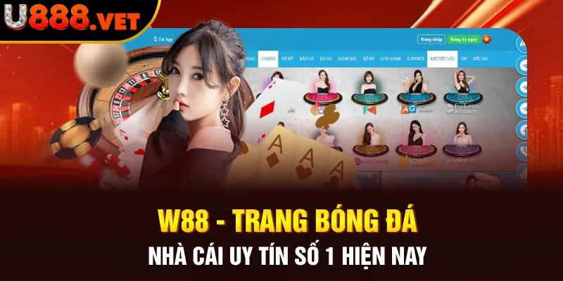 W88 - Trang bóng đá nhà cái uy tín số 1 hiện nay